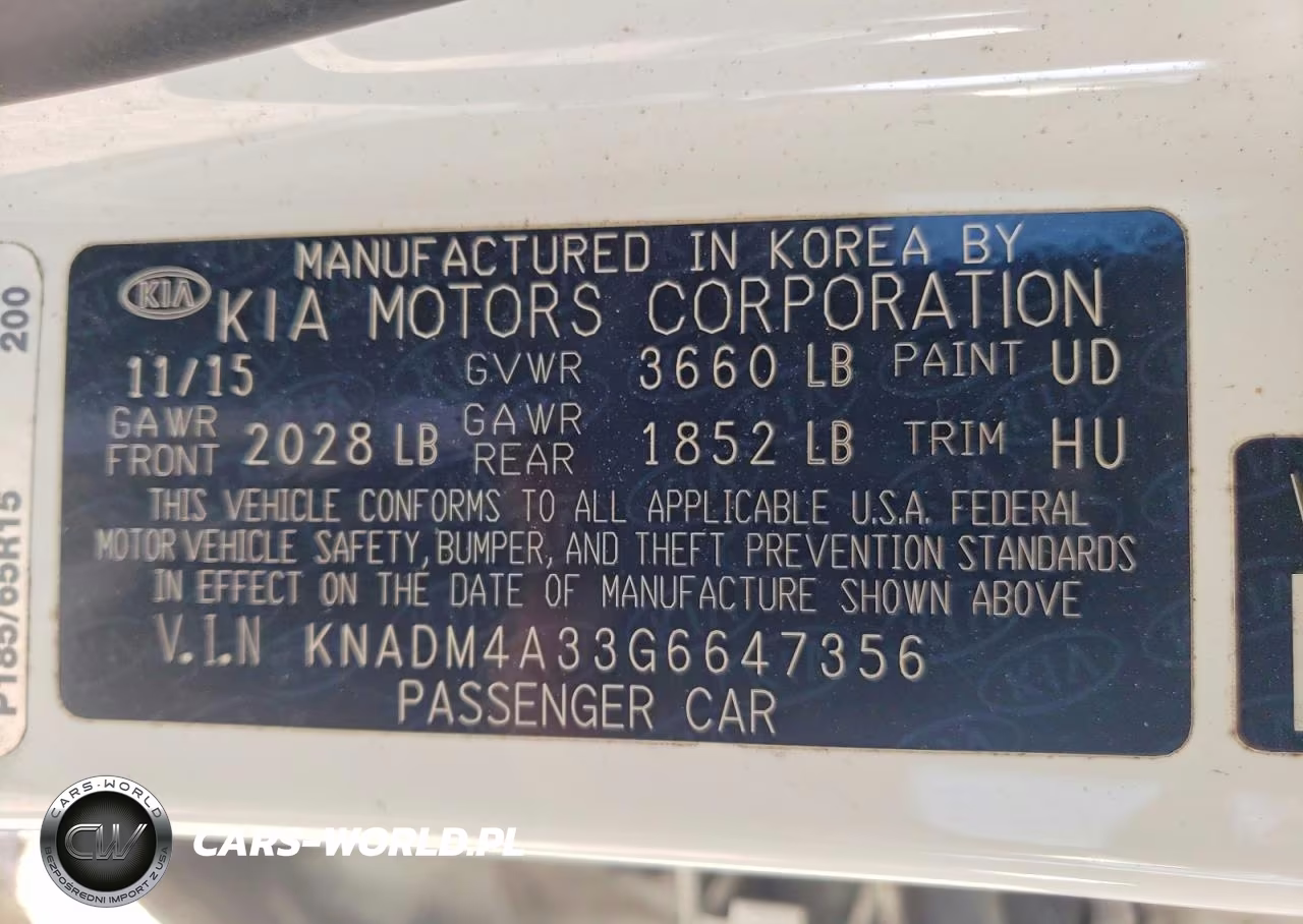 2016 Kia Rio Lx VIN:KNADM4A33G6647356 - 12