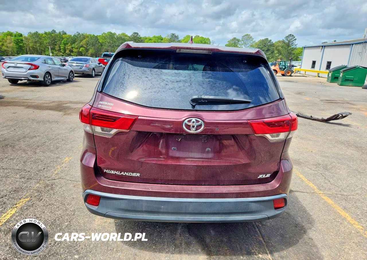 2019 Toyota Highlander Xle VIN:5TDKZRFH5KS352071 - 6