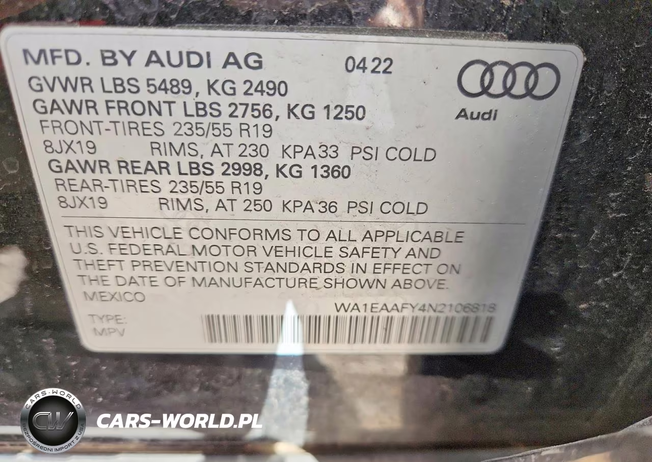 2022 Audi Q5 Premium Plus 45 VIN:WA1EAAFY4N2106818 - 13