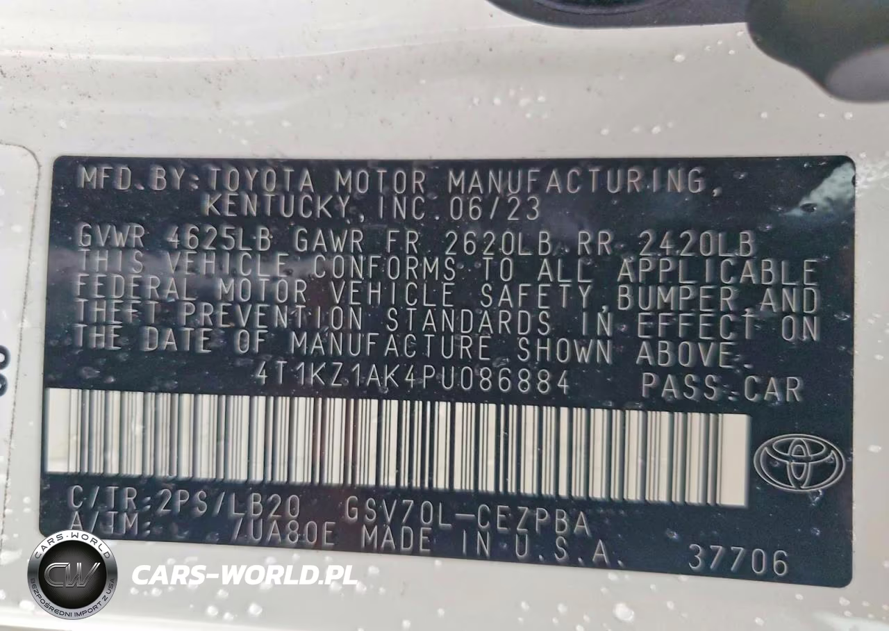 2023 Toyota Camry Xse V6 VIN:4T1KZ1AK4PU086884 - 13