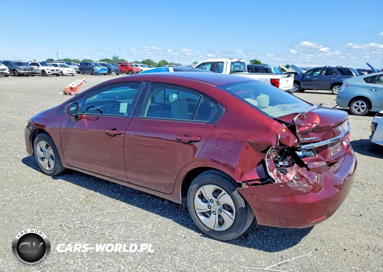 2013 Honda Civic Lx VIN:19XFB2F57DE225094 - 2