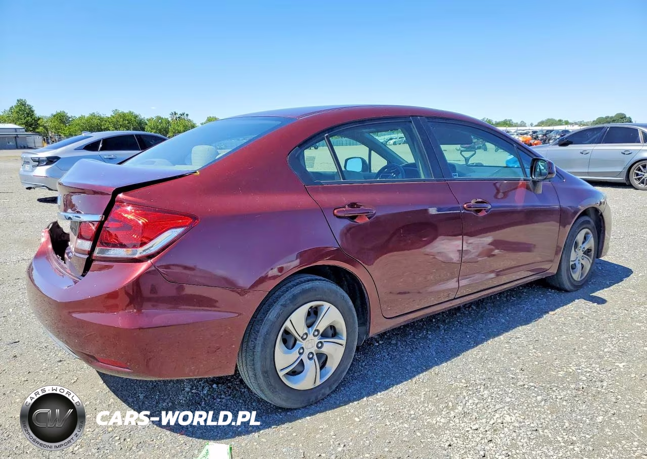 2013 Honda Civic Lx VIN:19XFB2F57DE225094 - 3