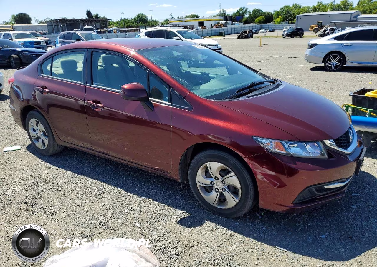 2013 Honda Civic Lx VIN:19XFB2F57DE225094 - 4