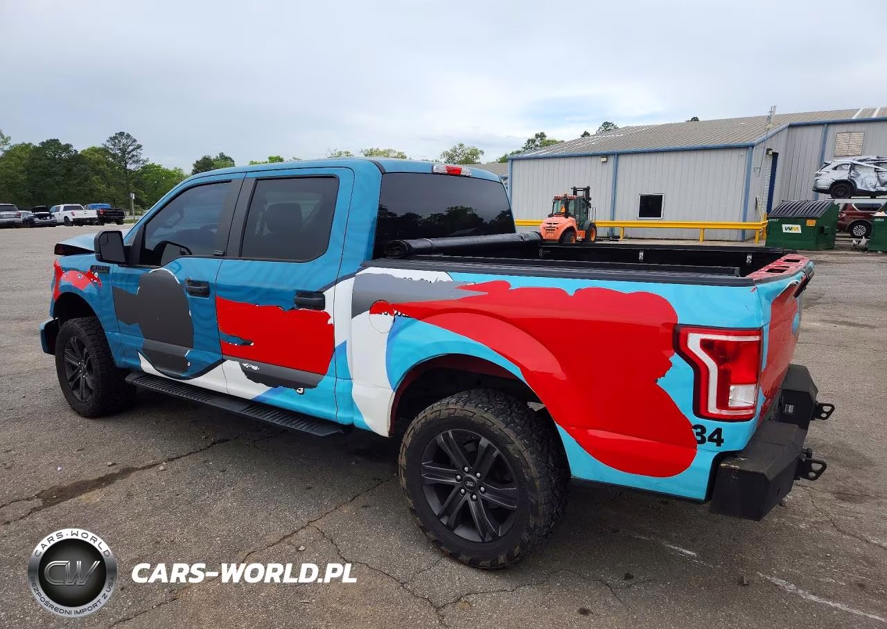 2017 Ford F150 Supercrew VIN:1FTEW1EP1HKD93524 - 2
