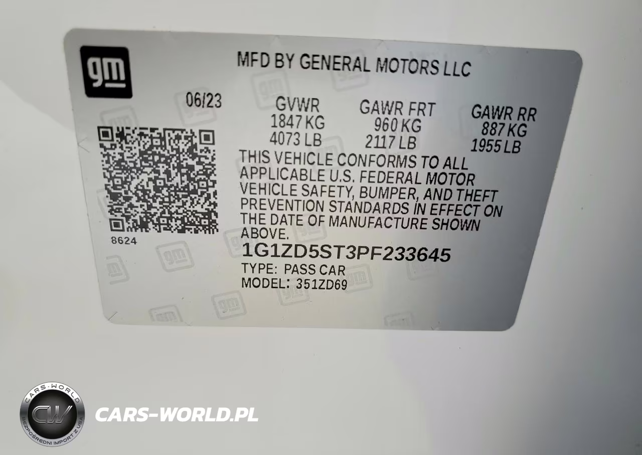 2023 Chevrolet Malibu Lt VIN:1G1ZD5ST3PF233645 - 12