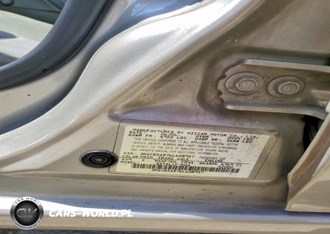 2006 Nissan Sentra 1.8 VIN:3N1CB51D76L608957 - 12