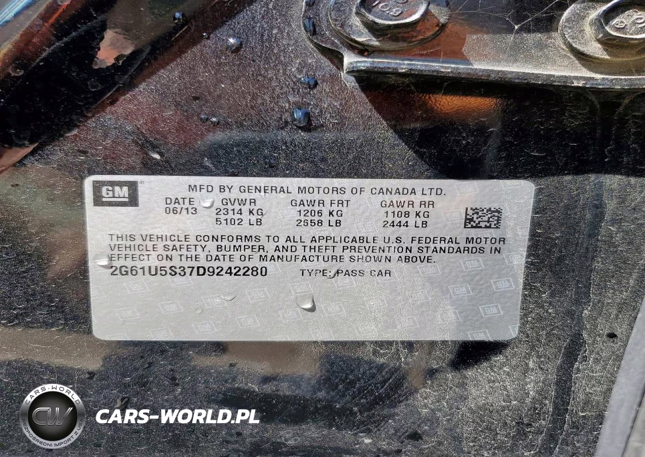 2013 Cadillac Xts Platinum VIN:2G61U5S37D9242280 - 12