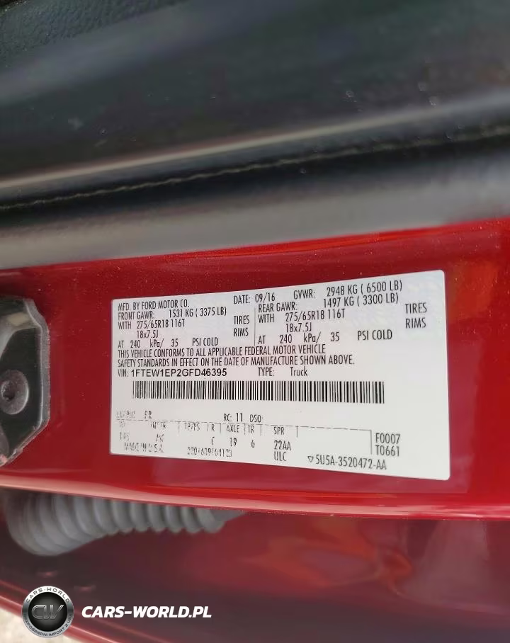 2016 Ford F150 Supercrew VIN:1FTEW1EP2GFD46395 - 12