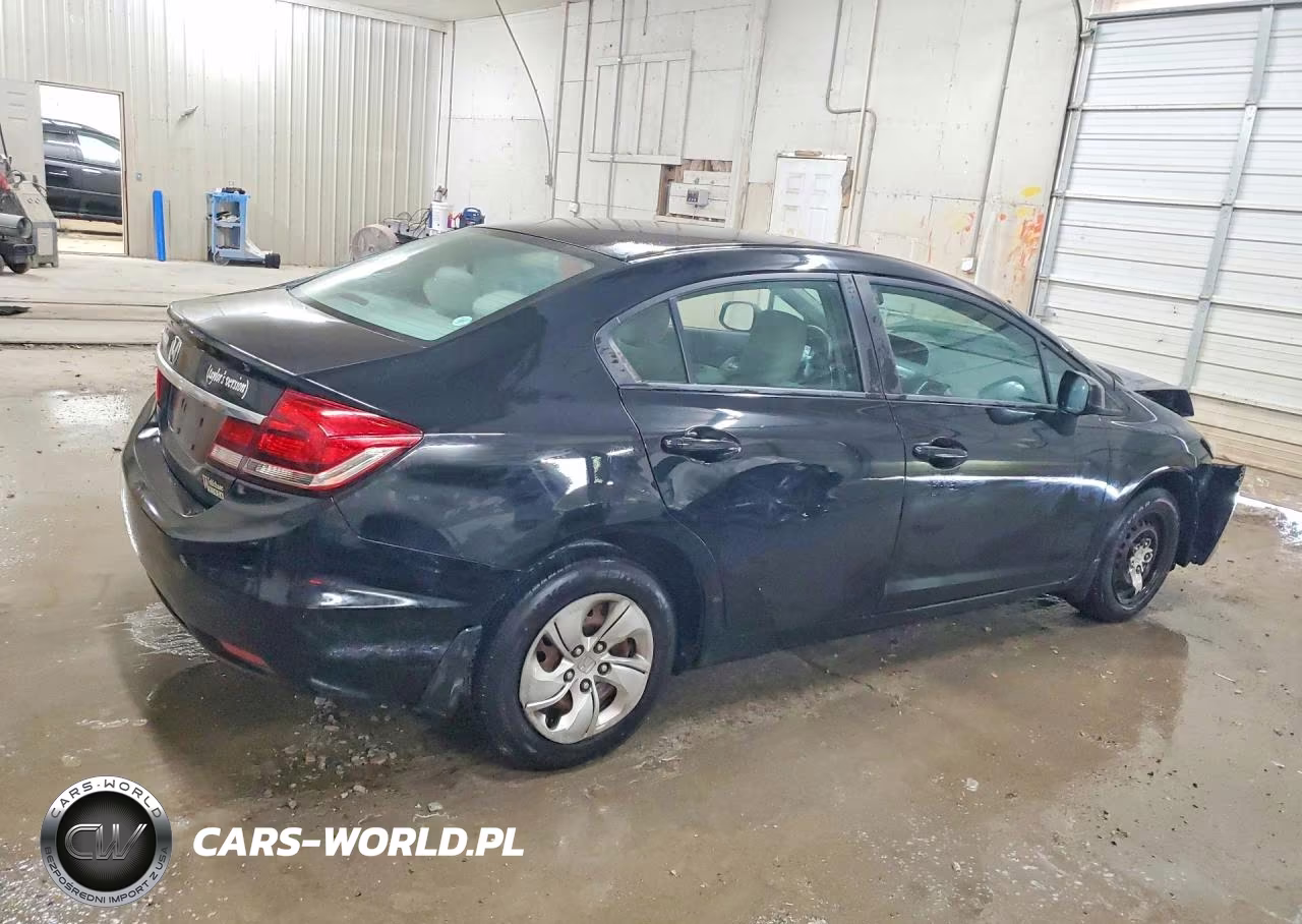 2013 Honda Civic Lx VIN:19XFB2F52DE081664 - 3