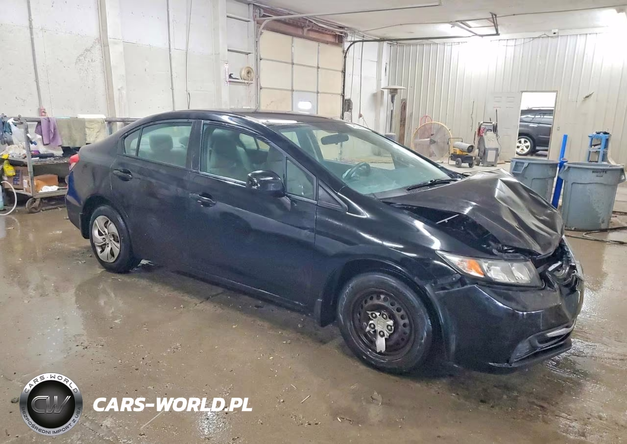 2013 Honda Civic Lx VIN:19XFB2F52DE081664 - 4