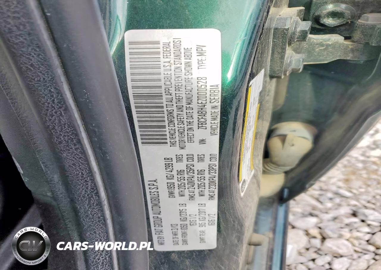 2014 Fiat 500L Easy VIN:ZFBCFABH4EZ000528 - 12