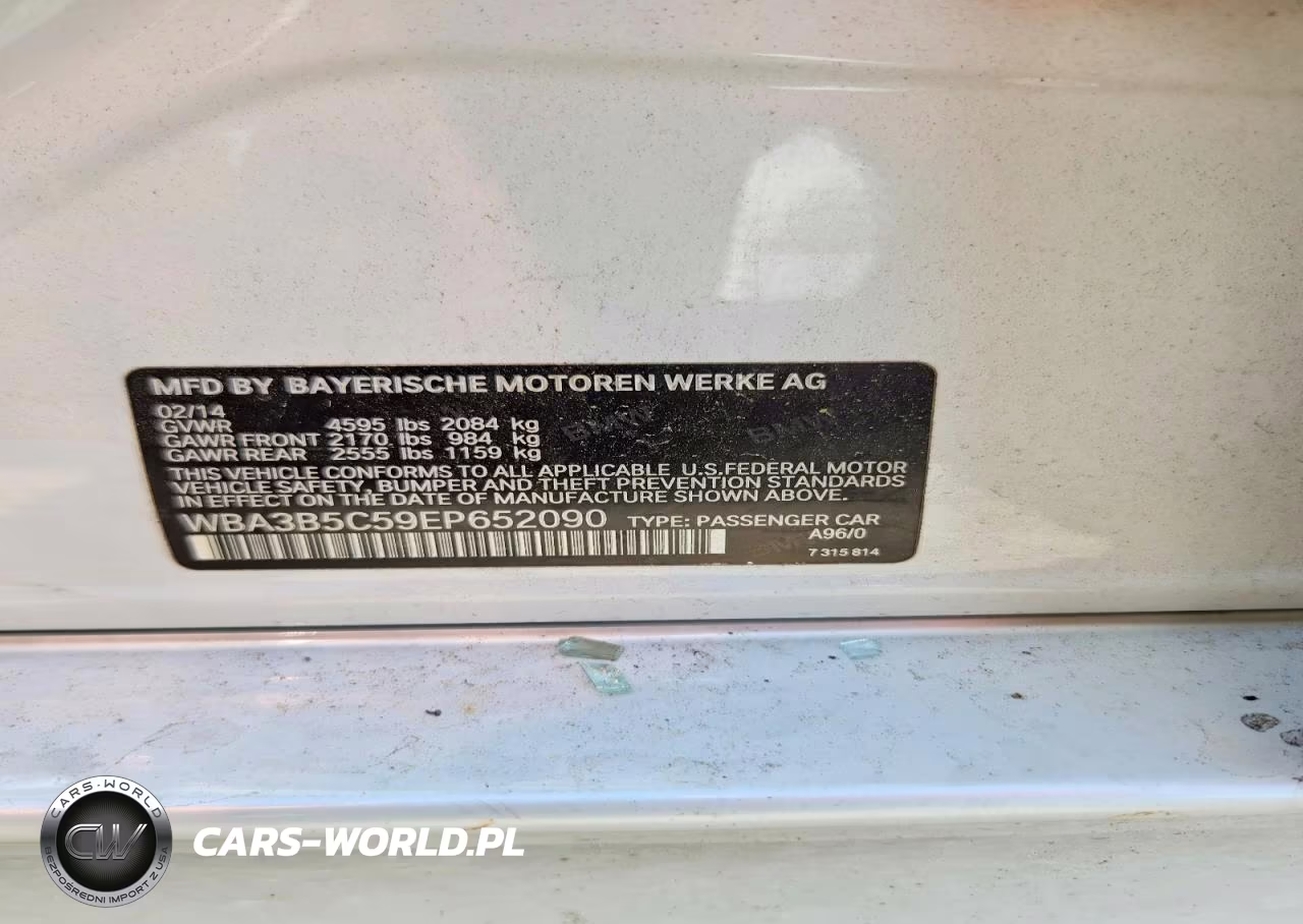 2014 BMW 328 Xi Sulev VIN:WBA3B5C59EP652090 - 12