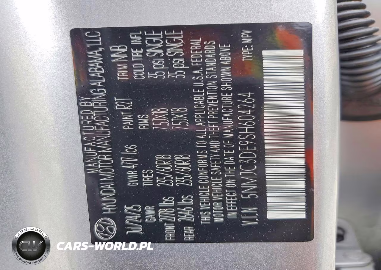 2025 Hyundai Tucson Sel Convenience VIN:5NMJC3DE9SH604264 - 13