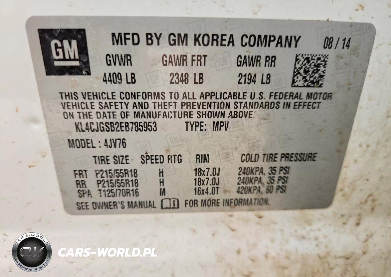 2014 Buick Encore VIN:KL4CJGSB2EB785953 - 13