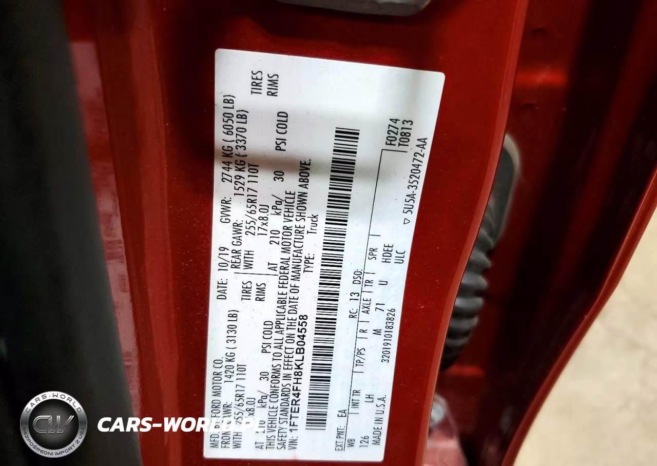 2019 Ford Ranger Xl VIN:1FTER4FH8KLB04558 - 13