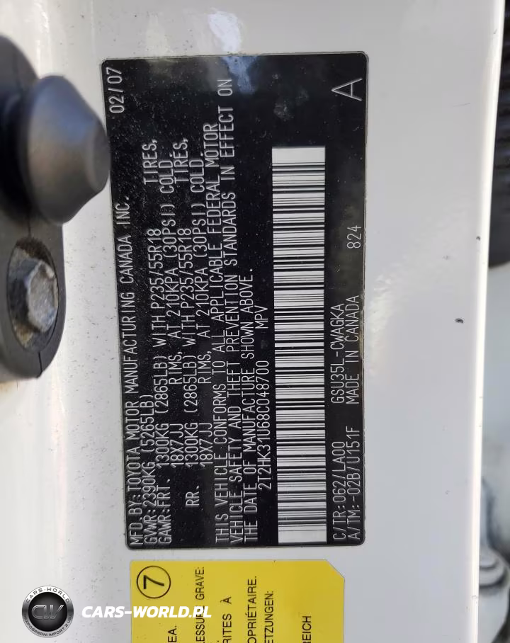 2008 Lexus Rx 350 VIN:2T2HK31U68C048700 - 13