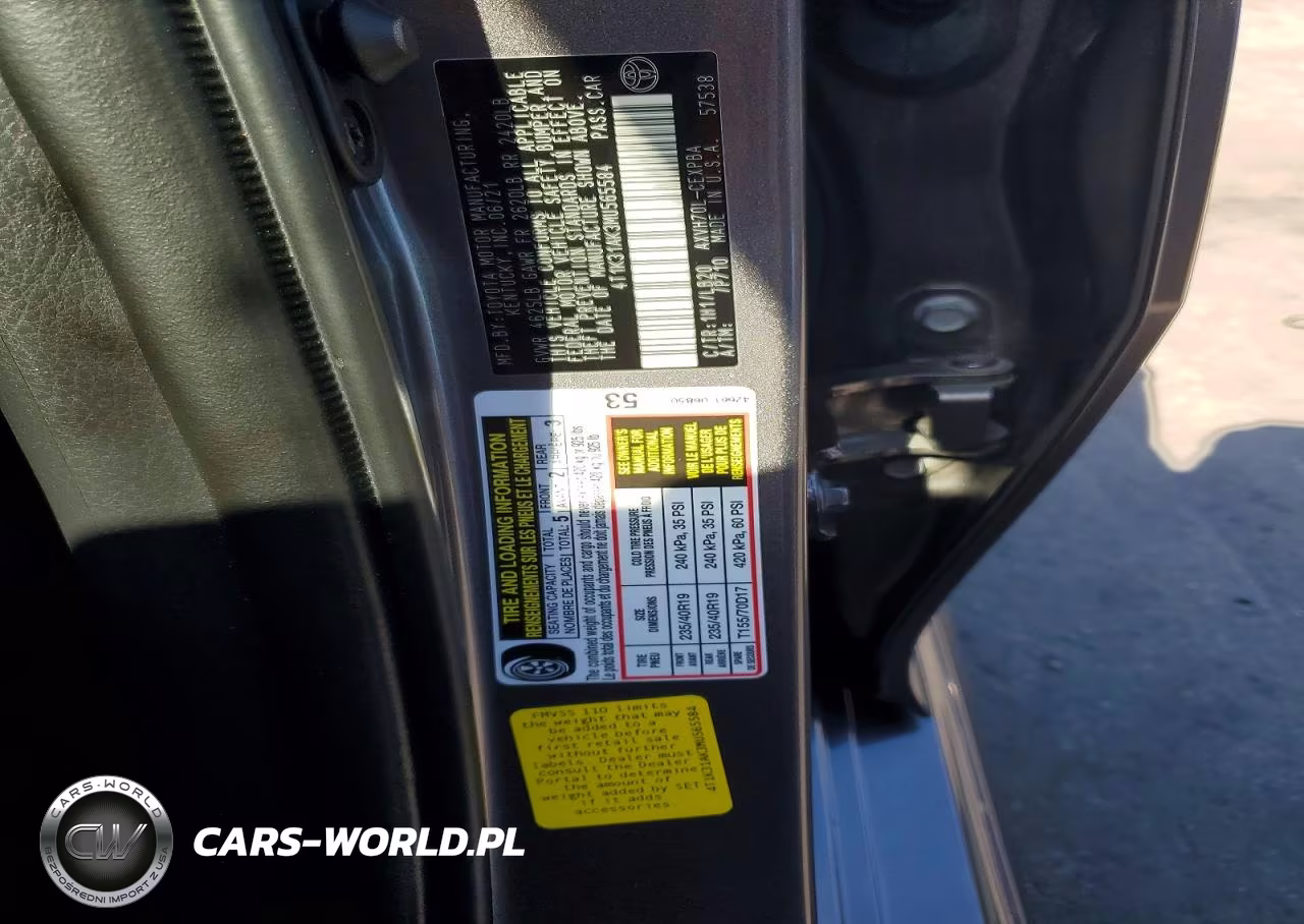 2021 Toyota Camry Hybrid Xse VIN:4T1K31AK3MU565584 - 12