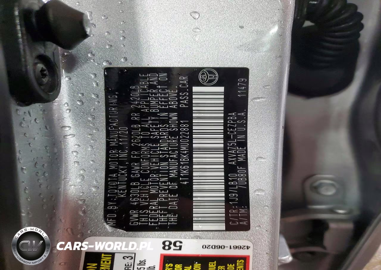 2021 Toyota Camry Xse VIN:4T1K61BK4MU022881 - 12