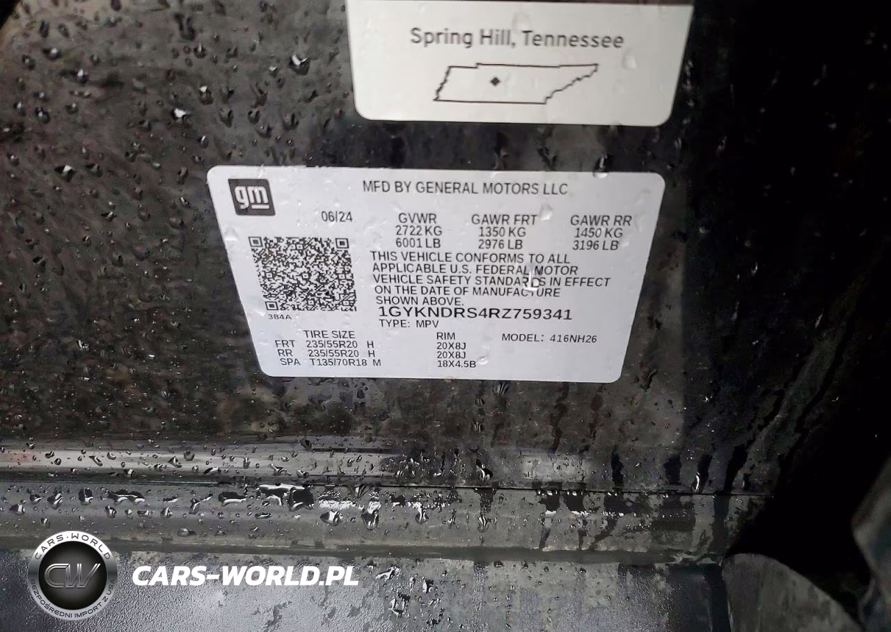 2024 Cadillac Xt5 Premium Luxury VIN:1GYKNDRS4RZ759341 - 13