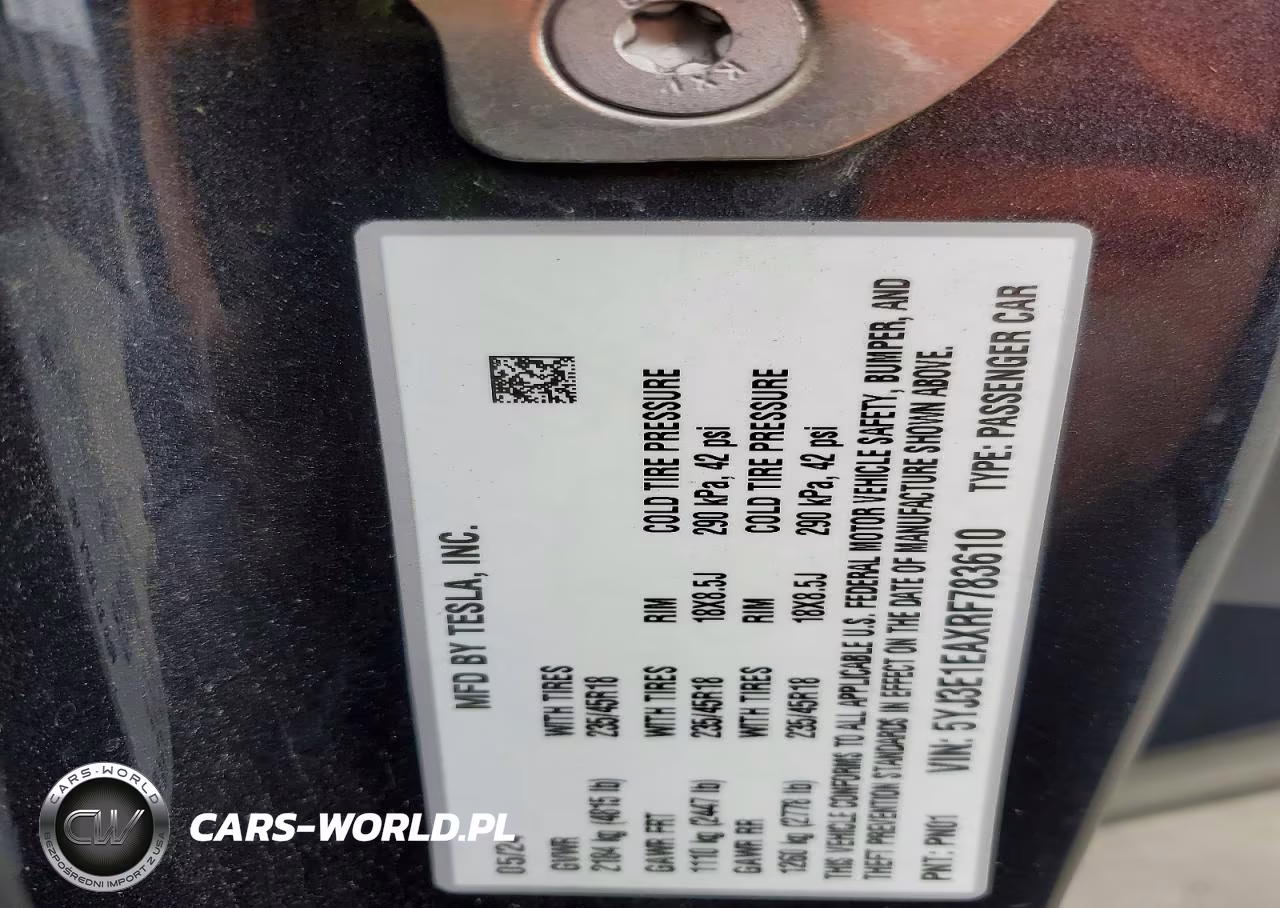 2024 Tesla Model 3 VIN:5YJ3E1EAXRF783610 - 12