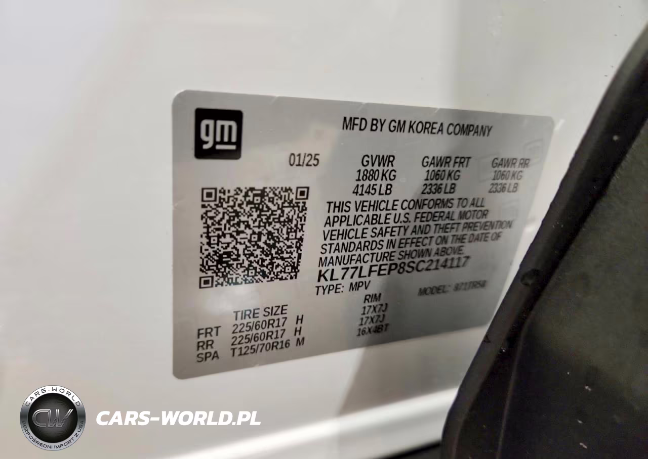 2025 Chevrolet Trax Ls VIN:KL77LFEP8SC214117 - 13