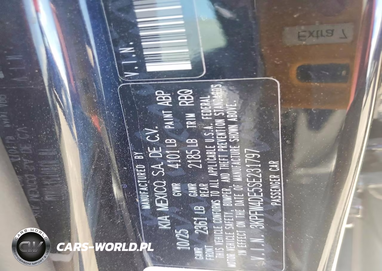 2025 Kia K4 Gt-Line VIN:3KPFW4DE5SE231797 - 12