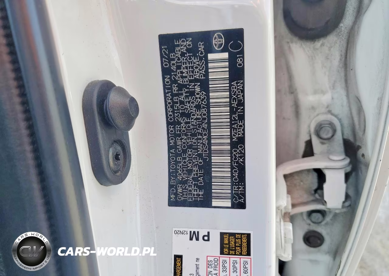 2022 Toyota Corolla Se VIN:JTDS4MCE4NJ087639 - 12