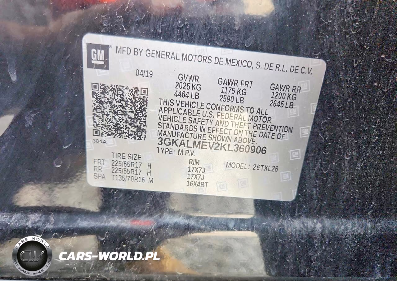2019 GMC Terrain Sle VIN:3GKALMEV2KL360906 - 13