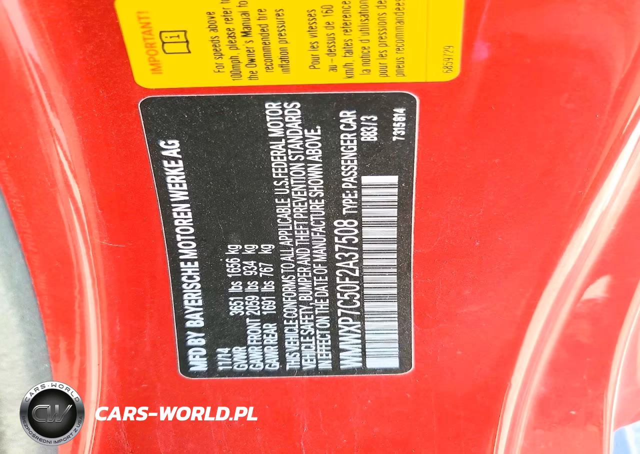 2015 Mini Cooper S VIN:WMWXP7C50F2A37508 - 12