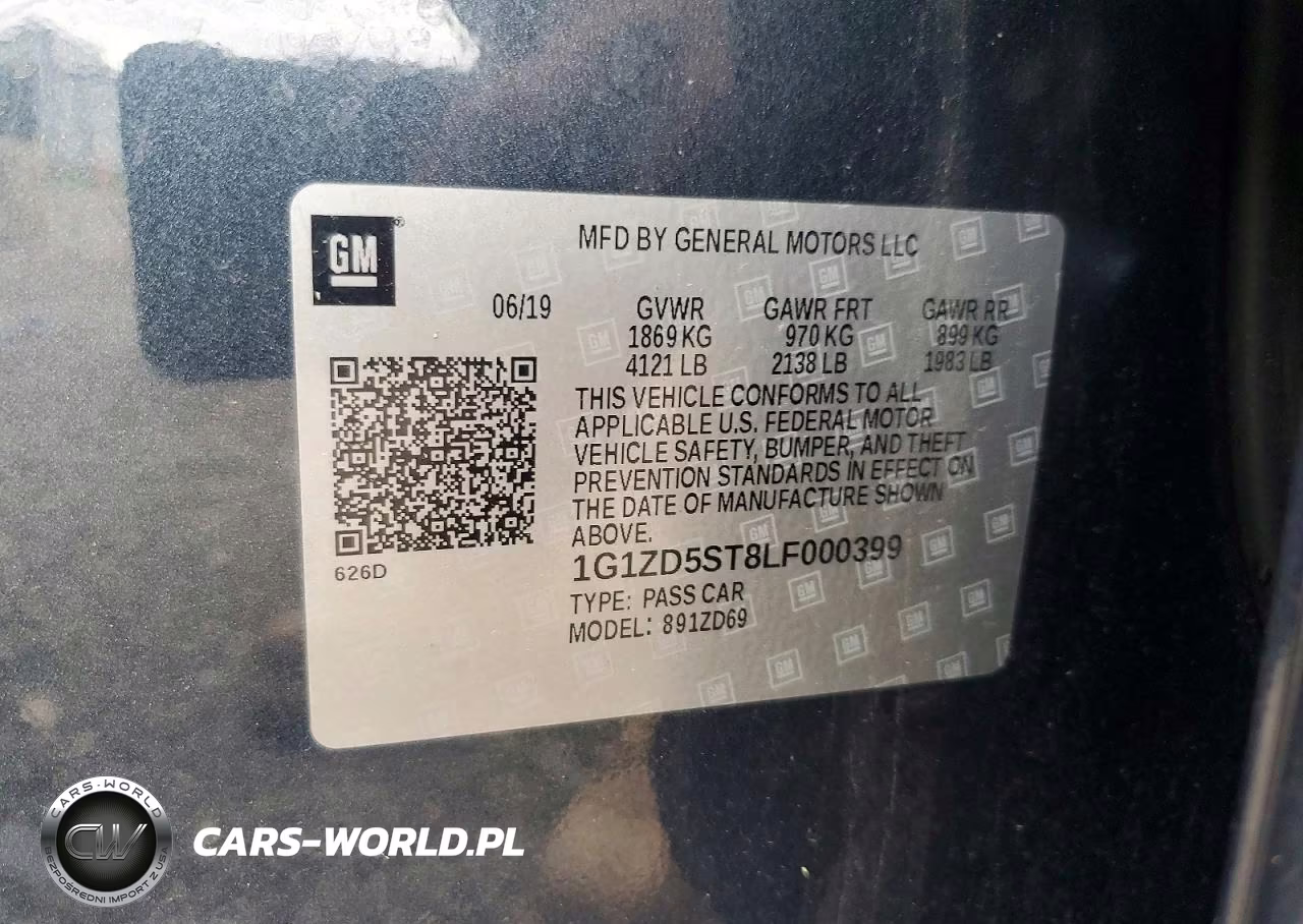 2020 Chevrolet Malibu Lt VIN:1G1ZD5ST8LF000399 - 12