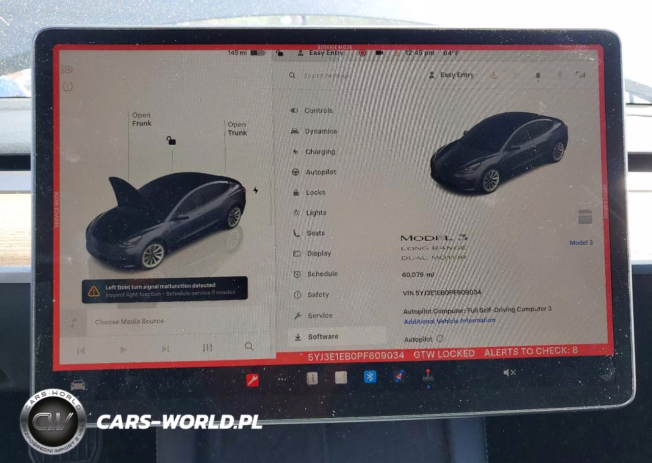 2023 Tesla Model 3 VIN:5YJ3E1EB0PF609034 - 9
