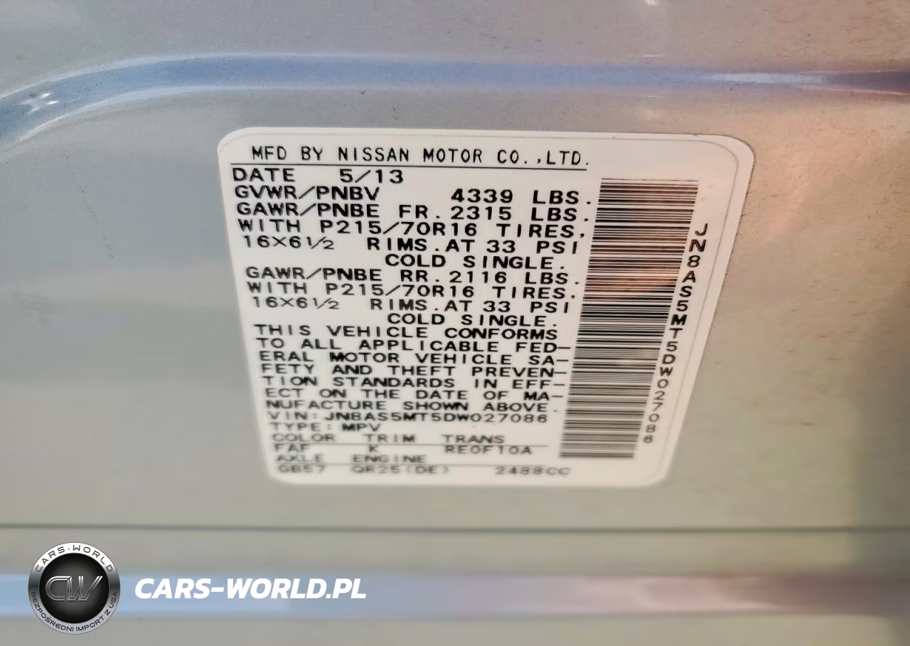 2013 Nissan Rogue S VIN:JN8AS5MT5DW027086 - 12