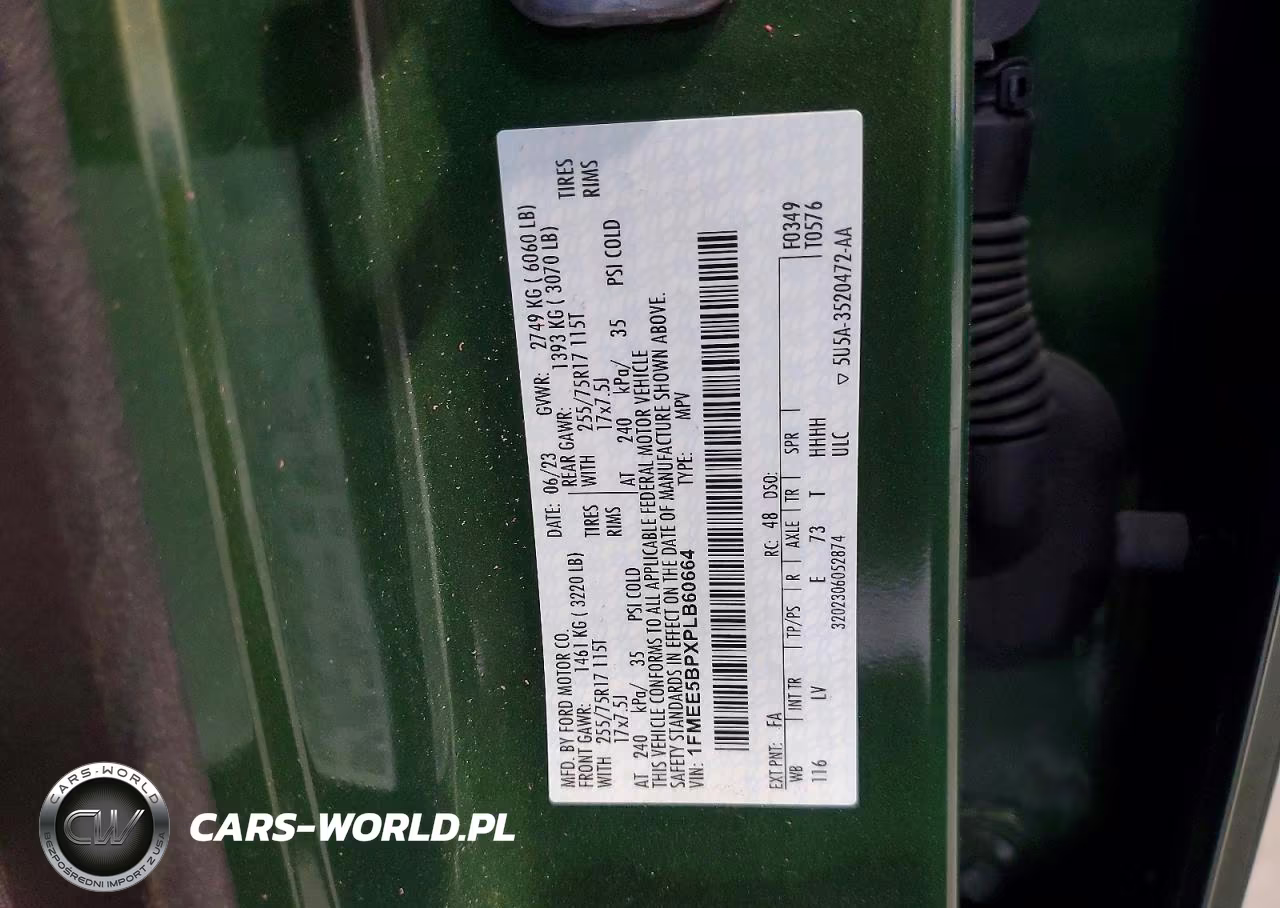 2023 Ford Bronco Base VIN:1FMEE5BPXPLB60664 - 13