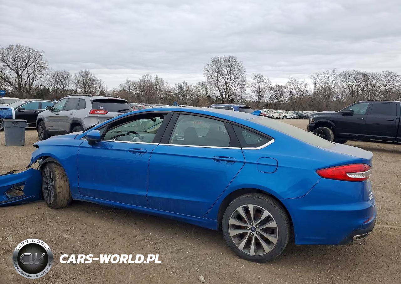 2020 Ford Fusion Se VIN:3FA6P0T95LR191506 - 2