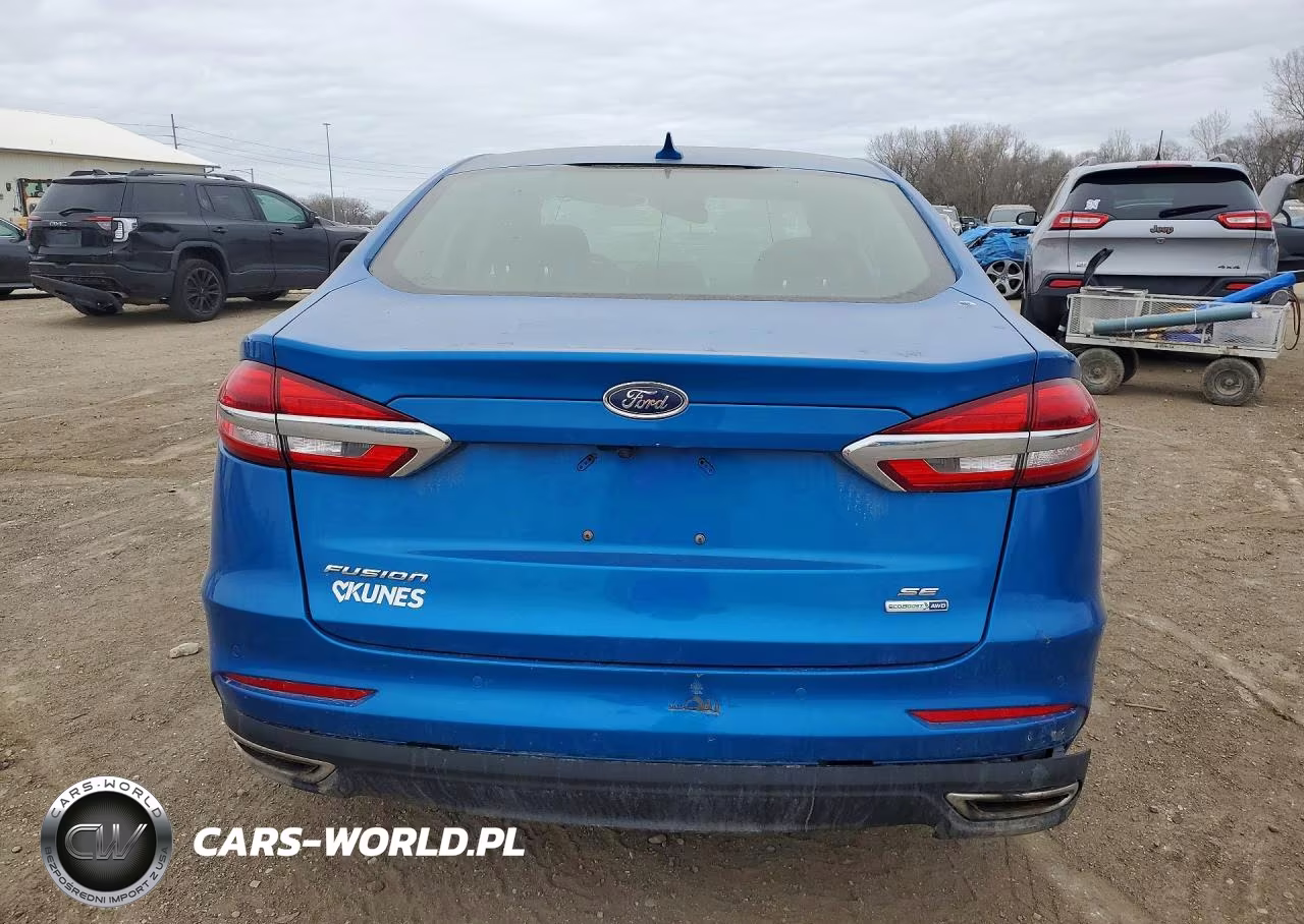 2020 Ford Fusion Se VIN:3FA6P0T95LR191506 - 6