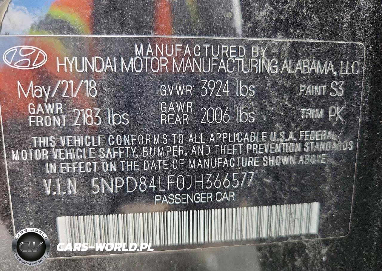 2018 Hyundai Elantra Sel VIN:5NPD84LF0JH366577 - 13