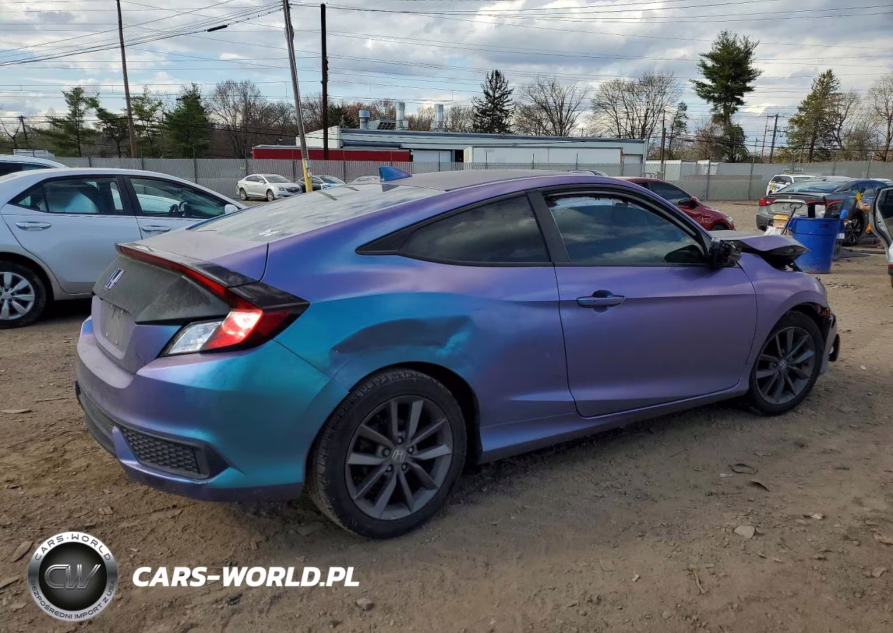 2020 Honda Civic Ex VIN:2HGFC3B3XLH350554 - 3