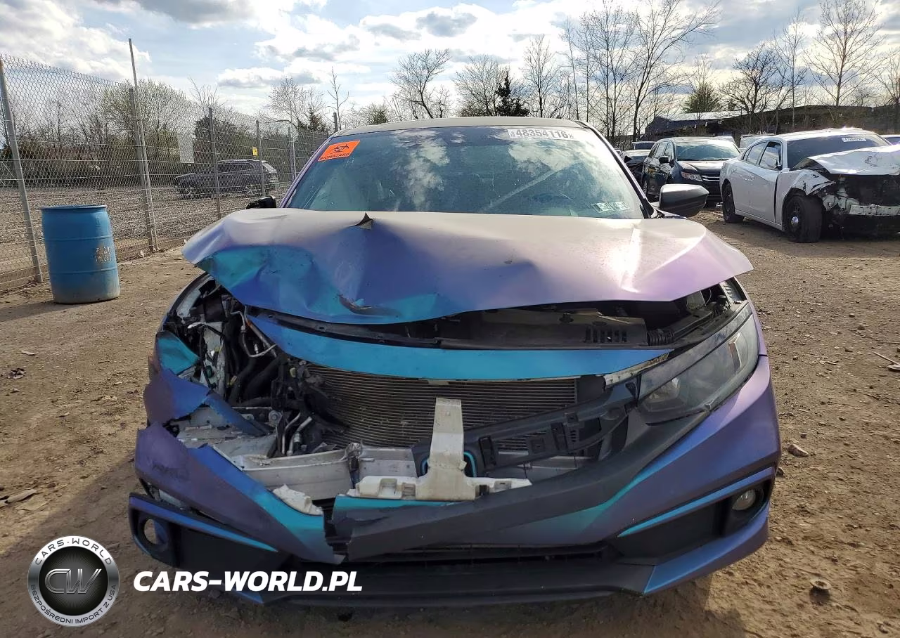 2020 Honda Civic Ex VIN:2HGFC3B3XLH350554 - 5