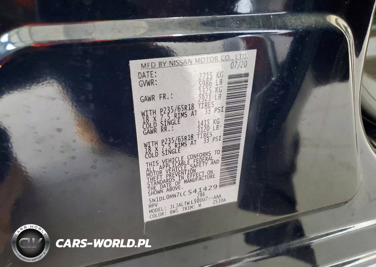 2020 Infiniti Qx60 Luxe VIN:5N1DL0MN7LC541429 - 13
