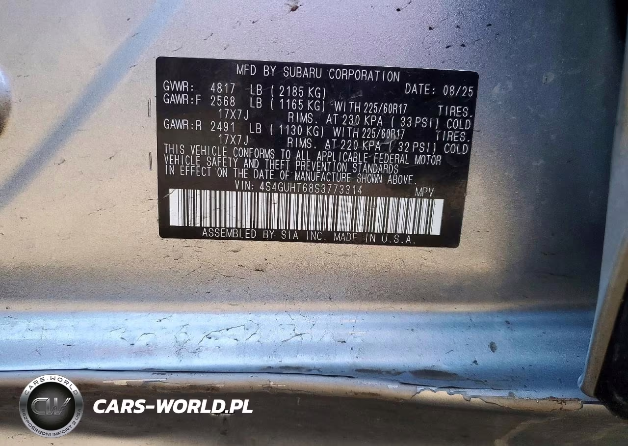 2025 Subaru Crosstrek Wilderness VIN:4S4GUHT68S3773314 - 12