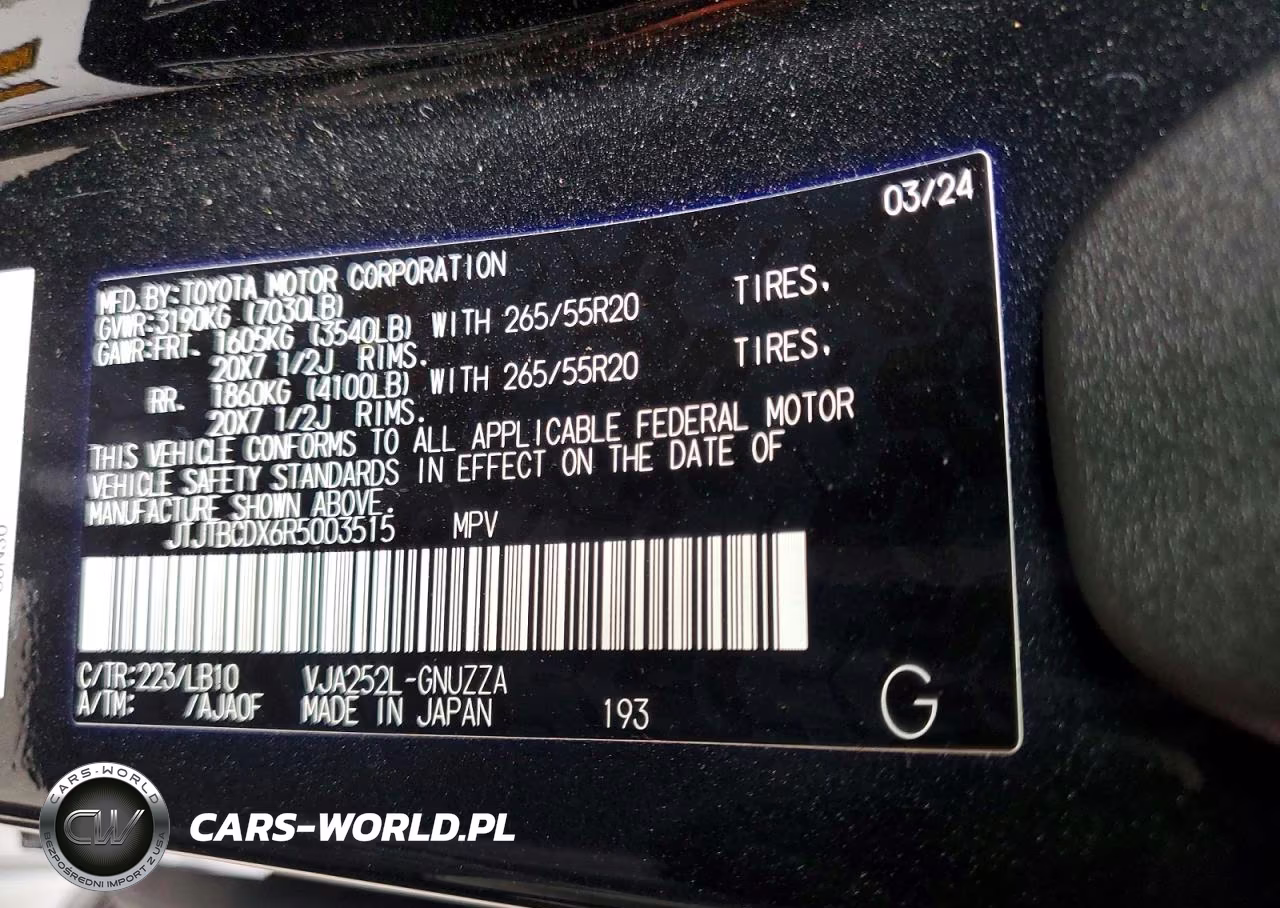 2024 Lexus Gx 550 Premium+ VIN:JTJTBCDX6R5003515 - 13