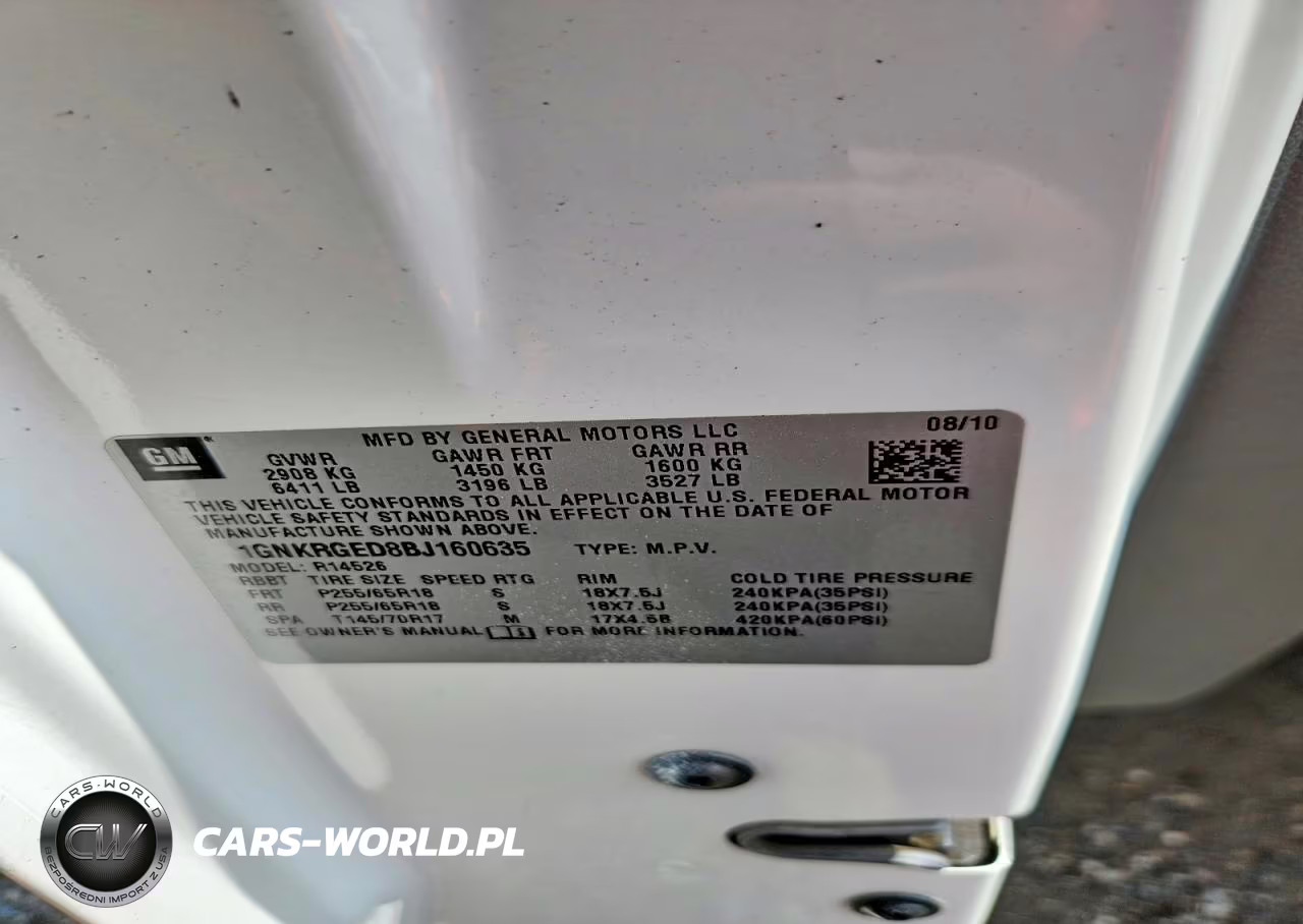 2011 Chevrolet Traverse Lt VIN:1GNKRGED8BJ160635 - 13