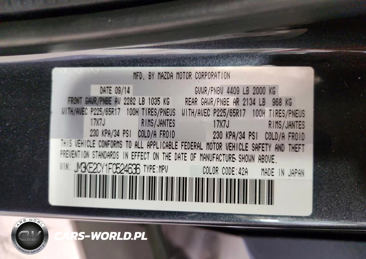 2015 Mazda Cx-5 Touring VIN:JM3KE2CY1F0524636 - 13