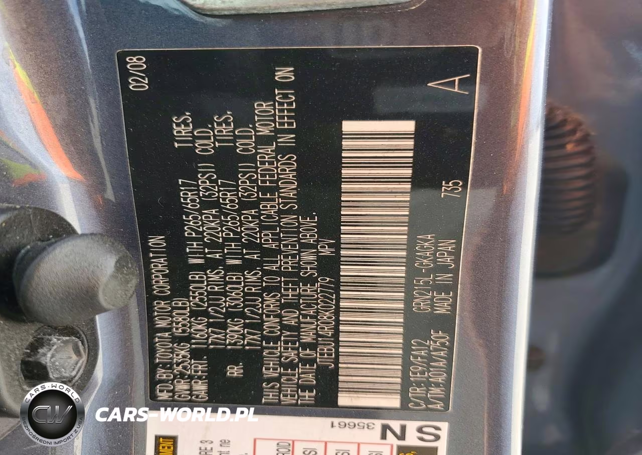 2008 Toyota 4Runner Sr5 VIN:JTEBU14R08K022779 - 13