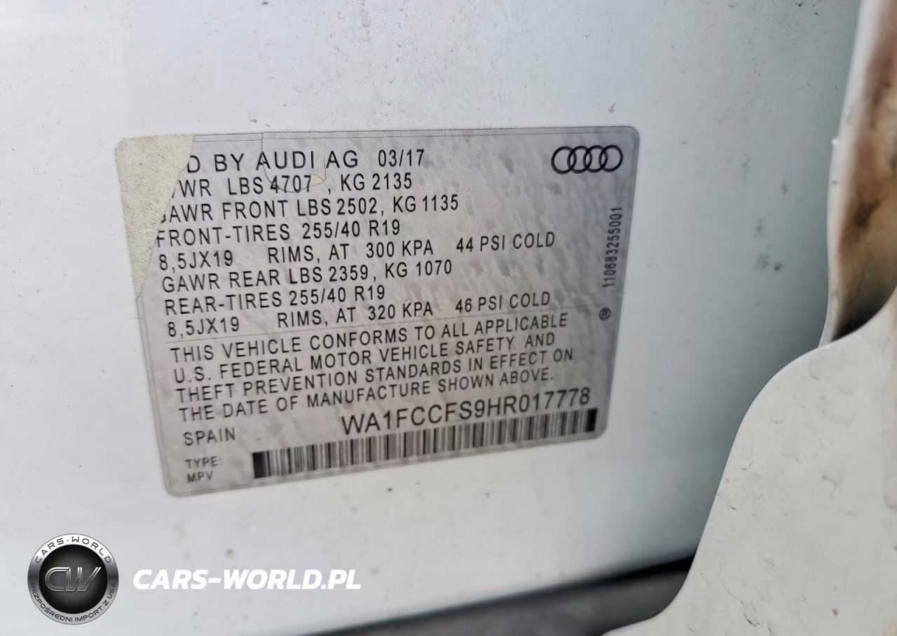 2017 Audi Q3 Prestige VIN:WA1FCCFS9HR017778 - 13
