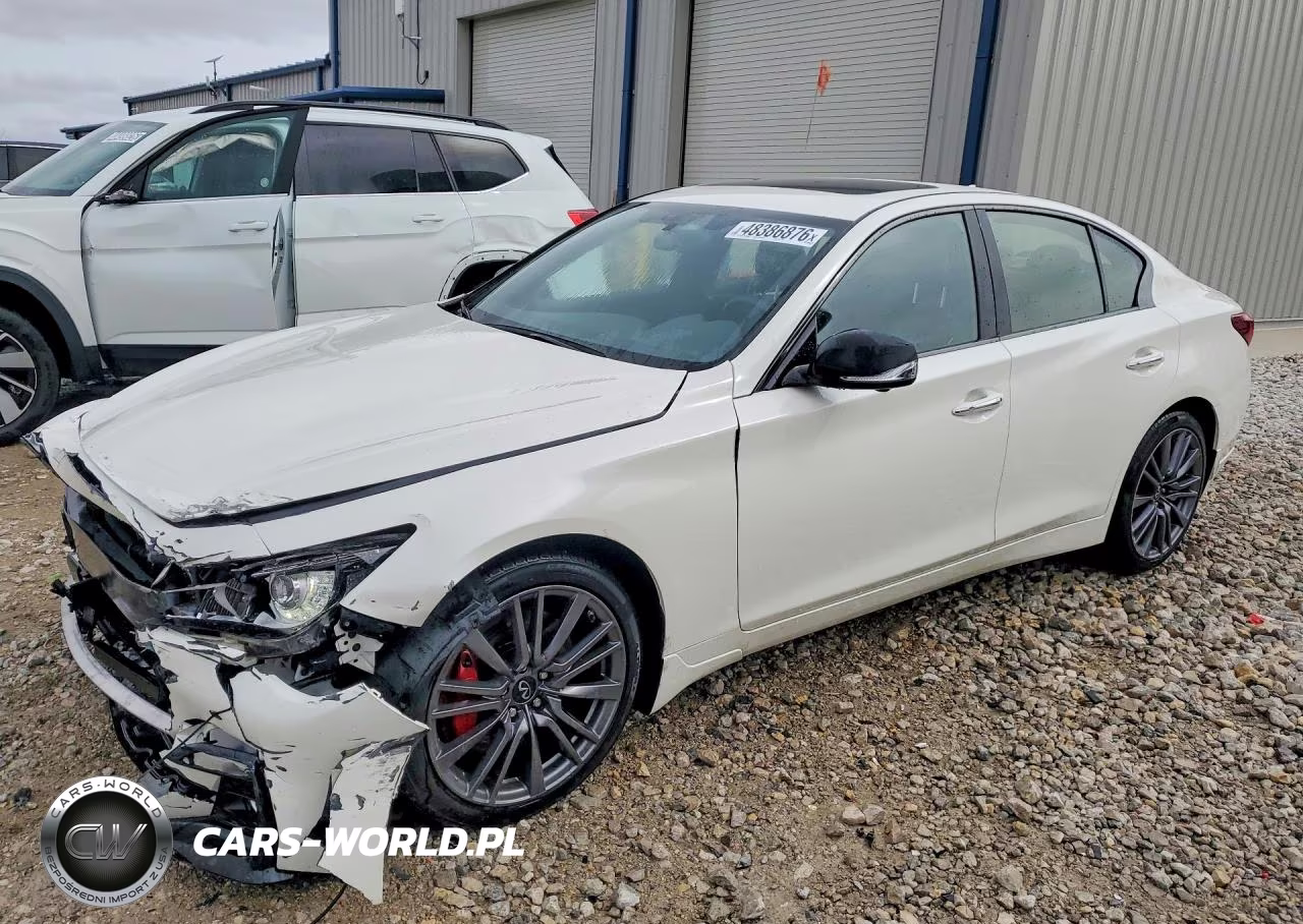 2021 Infiniti Q50 Red Sport 400 VIN:JN1FV7DR1MM880995 - 1