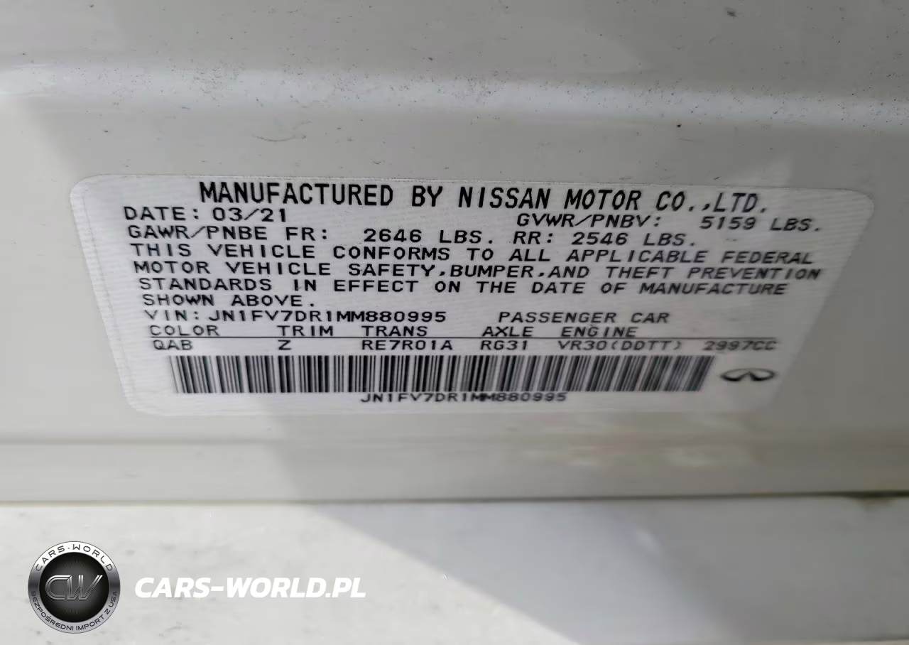 2021 Infiniti Q50 Red Sport 400 VIN:JN1FV7DR1MM880995 - 12