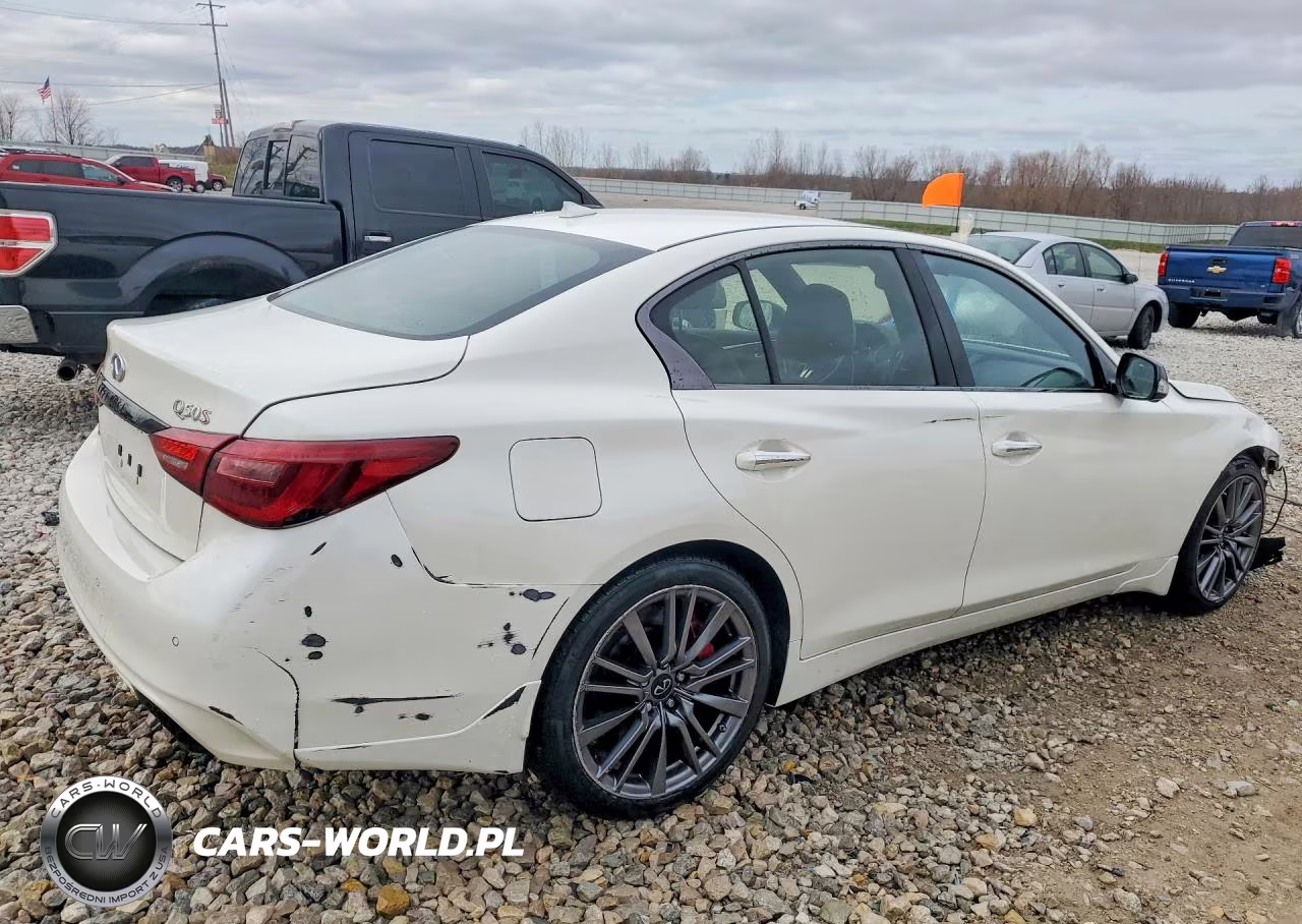 2021 Infiniti Q50 Red Sport 400 VIN:JN1FV7DR1MM880995 - 3