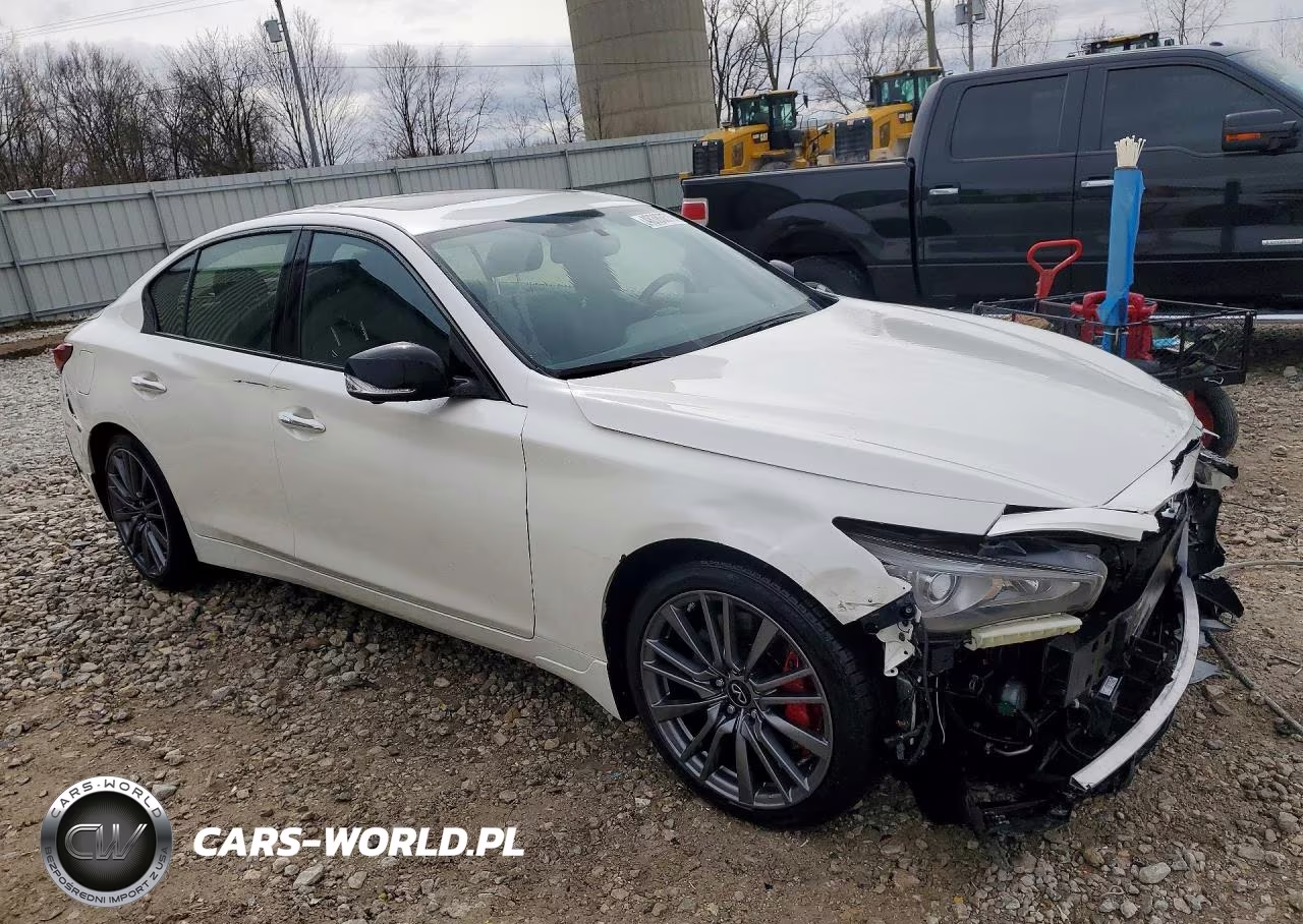 2021 Infiniti Q50 Red Sport 400 VIN:JN1FV7DR1MM880995 - 4