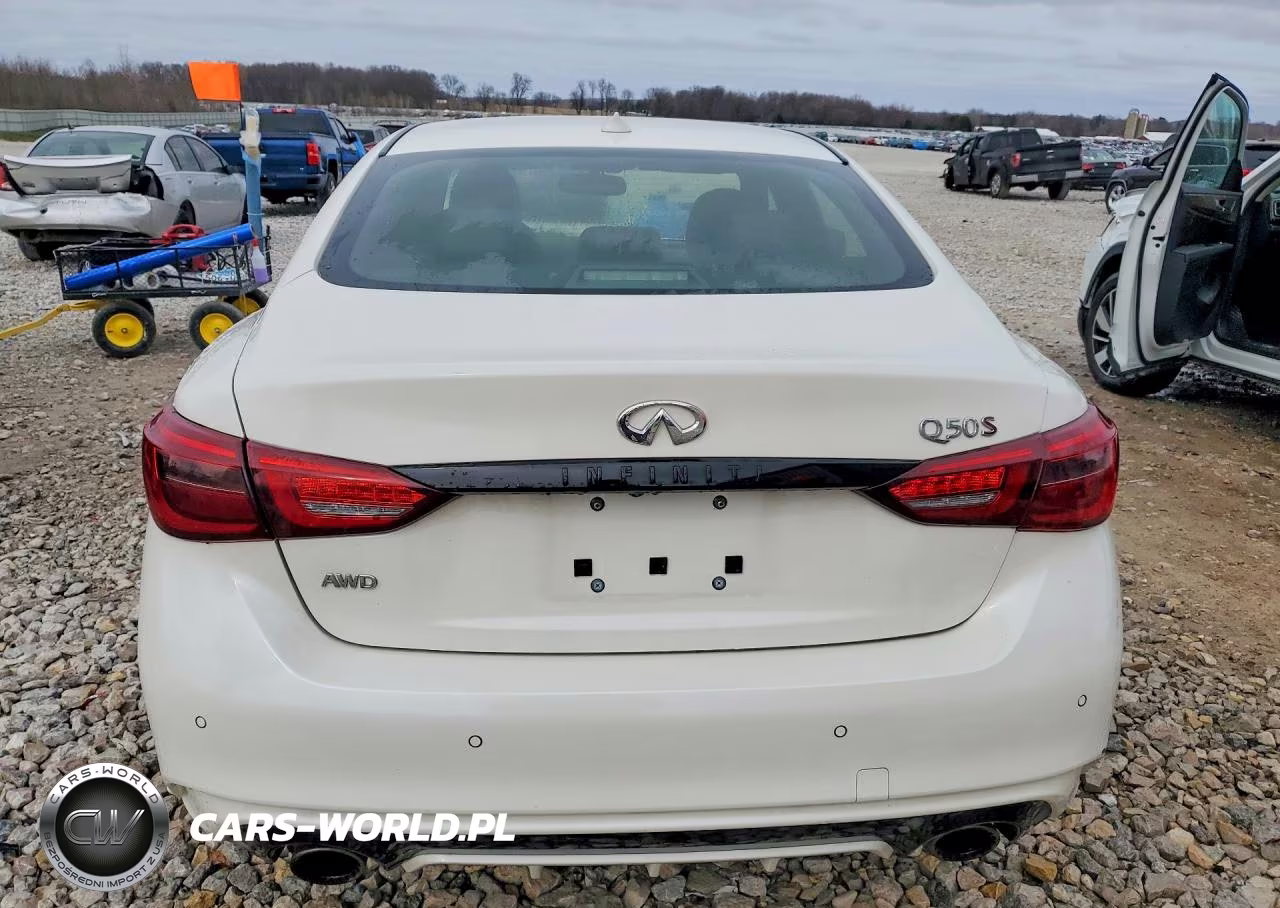 2021 Infiniti Q50 Red Sport 400 VIN:JN1FV7DR1MM880995 - 6